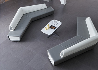 真皮休（xiū）閑接待沙發