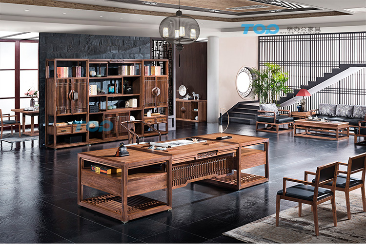 實木(mù)大班台 實木大班台