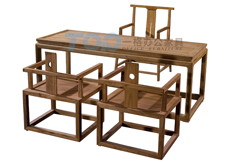 中式（shì）茶桌椅組合實木泡茶桌現（xiàn）代簡（jiǎn）約茶幾禪意（yì）喝（hē）茶桌椅（yǐ）功（gōng）夫茶（chá）桌茶台