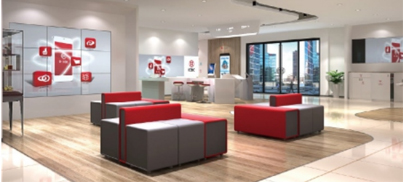 工商銀（yín）行辦公家具效果圖