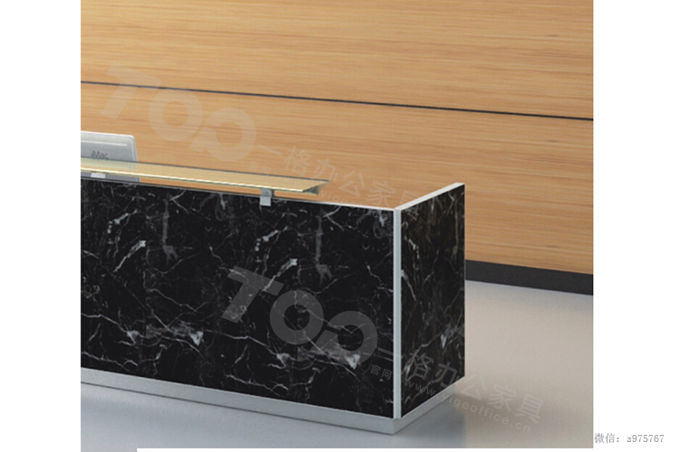 前台接待台 高檔（dàng）公（gōng）司前（qián）台（tái） 簡約時尚吧台收銀台 定做4.jpg