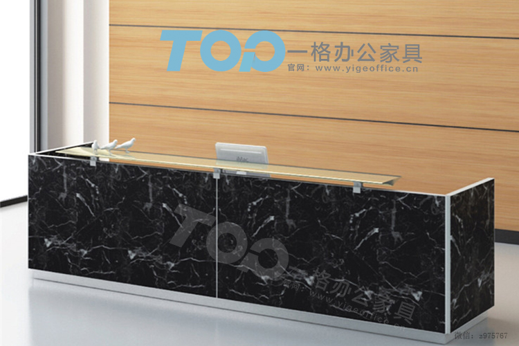 前台接待台 高檔公（gōng）司前台 簡約時尚吧（ba）台收（shōu）銀台 定做（zuò）3.jpg