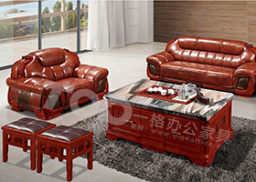 真皮接待（dài）沙發