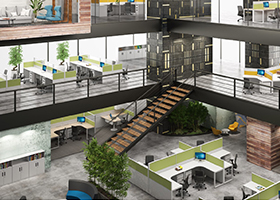 各種類型（xíng）職員屏風辦公桌