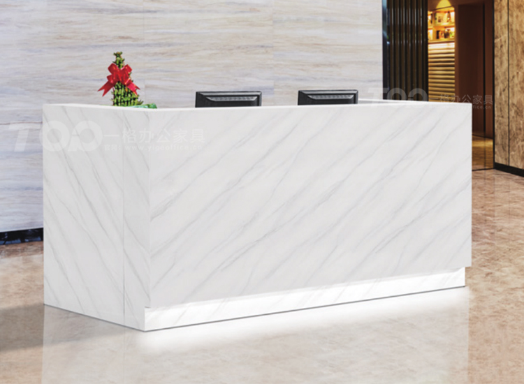 帶燈帶烤漆仿大理石（shí）麵（miàn）前台.jpg
