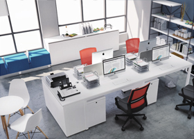 ps白色辦（bàn）公卡位