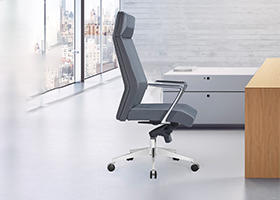 K1916C皮椅班台椅班前椅會議椅8082